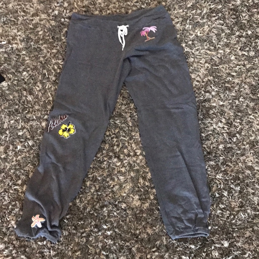 Monrow Hawaii sweatpants sz L